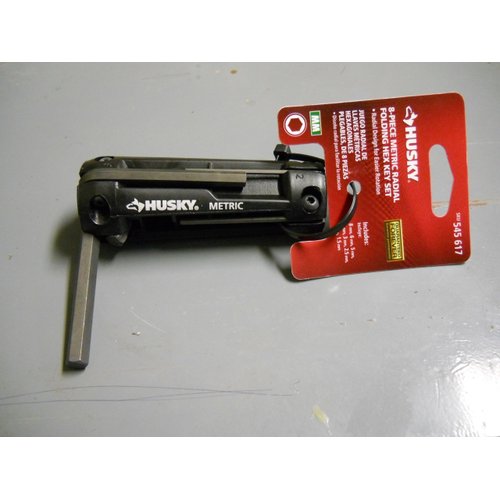 Husky 8 Piece Metric Radial Folding Hex Key