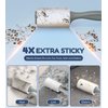 MONSEK 4X Extra Sticky Lint Roller for Pet Hair, Lint Rollers 315 Sheets Mega Value Set, Pet Hair Remover with 3 Upgraded Handle 3 Rollers, Portable Lint Remover for Clothes, Furniture, Dog & Cat Hair