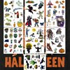Ooopsiun Halloween Temporary Tattoos for Kids - 100 styles Scary Halloween Tattoos Stickers Party Favors Decorations for Boys Gilrs