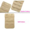 LeonHien Women's Bra Extenders 2 Hook/3 Hook/4 Hook/5 Hook, Soft and Comfortable Bra Strap Extension (Bra Extender 2 Hook Black/Beige/White)