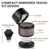 Luxecolors Root Touch Up Powder for Thinning Hair Concealer - Gray Coverage and Eyebrow Powder, Bald Spot Cover Up for Women (Dark Brown)