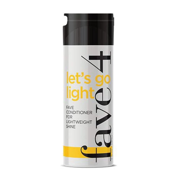 fave4 hair Travel Size Conditioner, Let's Go Light for Lightweight Shine, Replenish Split Ends & Frizz, 2 fl oz