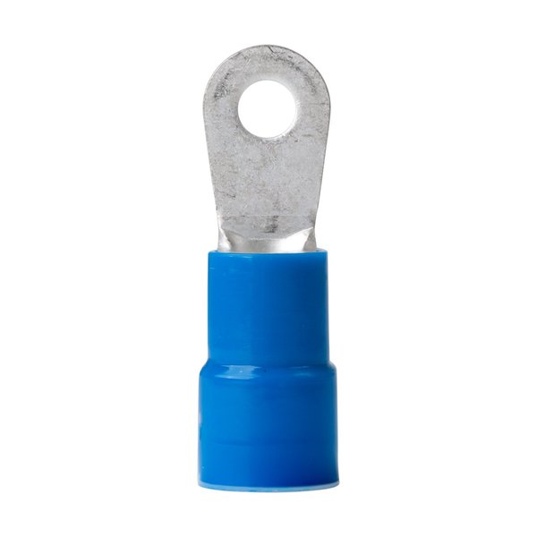 Ancor 210246 Marine Grade Electrical Nylon Insulated Double Crip Funnel Entry Ring Terminals with Insulation Grip (6-Gauge, Size 3/8 Screw, 25-Pack)