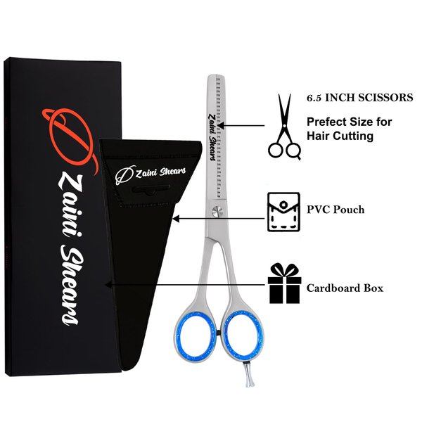 Professional Thinning Scissors Texturizing Teeth Shears for Hairdressing, Salon and Home Use Thinning Shears for Hair Cutting, Japanese Stainless Steel, 6.5 inch, Sand