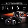 Xvive U2 Guitar Wireless System Rechargeable 2.4GHz Digital Guitar Wireless Transmitter and Receiver for Electric Guitar Bass Violin Keyboard