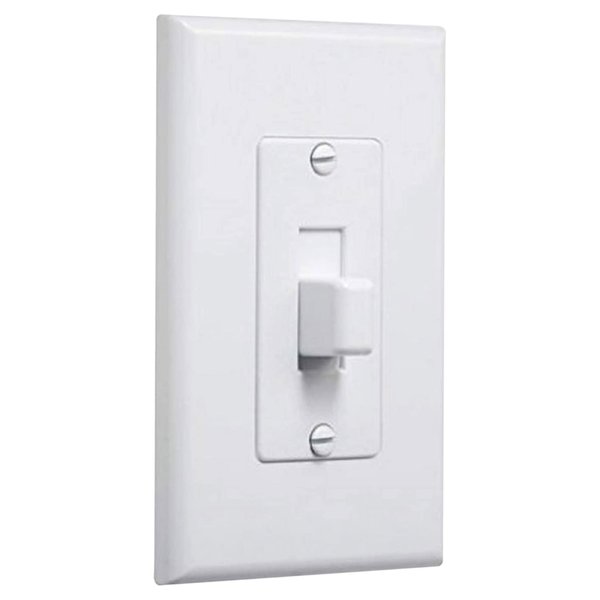 TayMac 2570W Masque 1-Gang Device Cover-Up Wallplate, 1-Pack, White