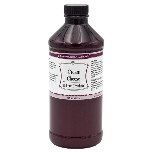 LorAnn Cream Cheese Bakery Emulsion, 16 ounce bottle