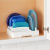 YouCopia StoraLid Adjustable Food Container Lid Organizer for Kitchen Cabinet Storage, Medium