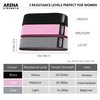 Arena Strength Fabric Exercise Booty Bands for Legs and Butt | Hip Resistance Bands Set of 3 with Workout Guide and Carry Case