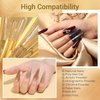 modelones Matte Gel Top Coat, 3 Pcs No Wipe Gel Top and Base Coat, Velvet Matte Glossy Shine Clear Effect Soak Off Nail Lamp Long Lasting Gel Polish Gel Base Top Coat for Home Salon Use