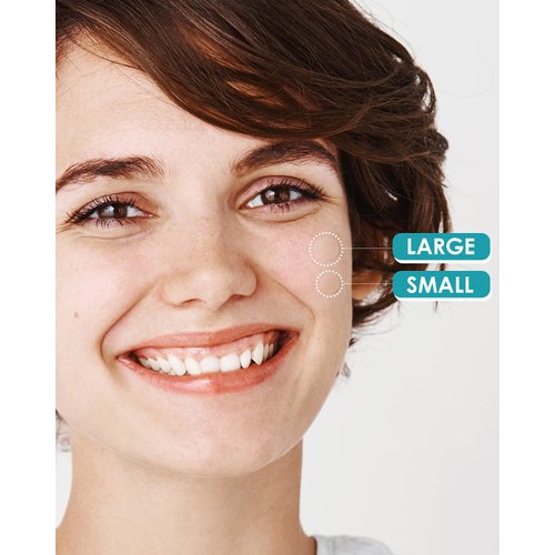 HeroLabs Hydrocolloid Acne Pimple Patch with Tea Tree Oil, Invisible Acne Spot Treatment, Zit Patch, Blemish Cover, Two Sizes, Vegan, Cruelty Free (144 Count (Pack of 1))