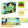 Memory Matching Game for Kids - 32pc Summer Camp Concentration Memory Card Matching Learning Toys Gifts for Preschool Toddler,Children,Boys and Girls Ages 3-5,3,4,5 and Up
