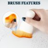 SINGARO Car Cleaning Kit, Universal Car Interior Cleaning Gel and Detailing Brush, Car Putty with 2 Soft Brush Accessories, Car Slime and Dust Brush, Cleaner Gifts for Men Women
