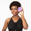 Esha Girl – Soft Silicone Scalp & Head Massager - Shampoo Brush for Wet Dry Oily Curly Straight Thick Thin Rough Long Short Natural - Hair Shampoo Brush for Scalp Exfoliator (Purple)