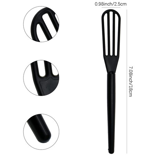 DIYstore 10 PCS Plastic Hair Coloring Mixer,Hair Color Whisks Dye Cream Mixer,Tint Color Cream Colorful Spoon Applicator Hair Bleaching Highlight Tool for Home Barber Shop Salon (Random Color)