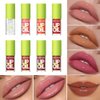 MYUANGO Lip Oil Moisturizing, Hydrating Lip Care Lip Tint, Shiny Lip Glow Vegan Plumping Lip Gloss for Dry Lips (104-LOVE)