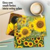 The Best Card Company - 10 Blank Note Cards with Flowers (4 x 5.12 Inch) - Floral Notecards, All Occasion Boxed Assortment - Sunny Side Up M6042