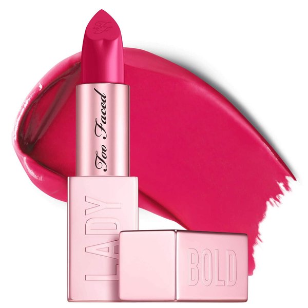 Too Faced Lady Bold Cream Lipstick, Hopelessly Devoted, 0.12 Ounce