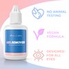 Eyelash Extension Remover Gel | Quickly & Easily Remove Individual Semi Permanent False Lashes | Effective Lash Glue Remover for Eyelash Extensions | Works On The Strongest Fake Eyelash Glue Adhesive