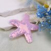 Kistreao 4Pcs Glitter Starfish Hair Clips Sea Star Sequins Hair Pins Mermaid Hair Barrettes Sparkling Hair Accessories for Women Girls Mermaid Birthday Wedding Celebration Party Supplies(Violet)