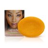 LightenUp Papaya Soap - 13.5 fl oz / 100 g- Natural Papaya Soap Bar - Moisturizing Exfoliating Soap with Papaya Extract, Coconut Oil & 4% Shea Butter - Brightening Bath Soap for All Skin Types