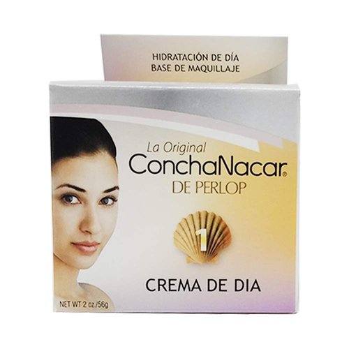 ConchaNacar De Perlop Day Cream #1. Daily Skin Moisturizer and Make-Up Base. With Natural Ingredients. 2 Oz / 56 g. Pack of 6