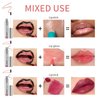 Peel Off Lip Liner Stain - Long-Lasting, Smudge-Proof, Waterproof Nude Matte Lip Tint, Non-Fading Peel Off Lip Color, Effortless Precision & Full Coverage, Vegan & Cruelty-Free, #2 Neutral Mauve