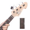 2 Sheet Guitar Fretboard Stickers 4 String Bass Guitar Fret Decals Bass Scales Stickers Fretboard Fingerboard Note Labels or Learning Notes Chords and Scales