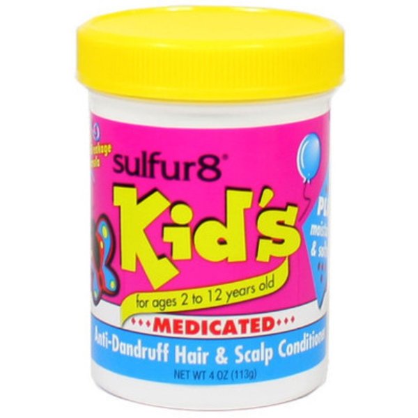 Sulfur8 Kid's Medicated Anti-Dandruff Hair & Scalp Conditioner, 4 oz (Pack of 10)