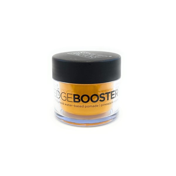 Style Factor EDGE BOOSTER Strong Hold Water Base Pomade- Excellent for Taming Edges & Braiding Hair (Pineapple, 0.85oz)