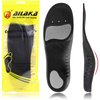 Ailaka Orthotic Cushion Arch Support Shoe Insoles for Men & Women, Unisex Daily Shock Absorption Gel Sports Inserts for Flat Feet, Plantar Fasciitis, Heel Pain Relief