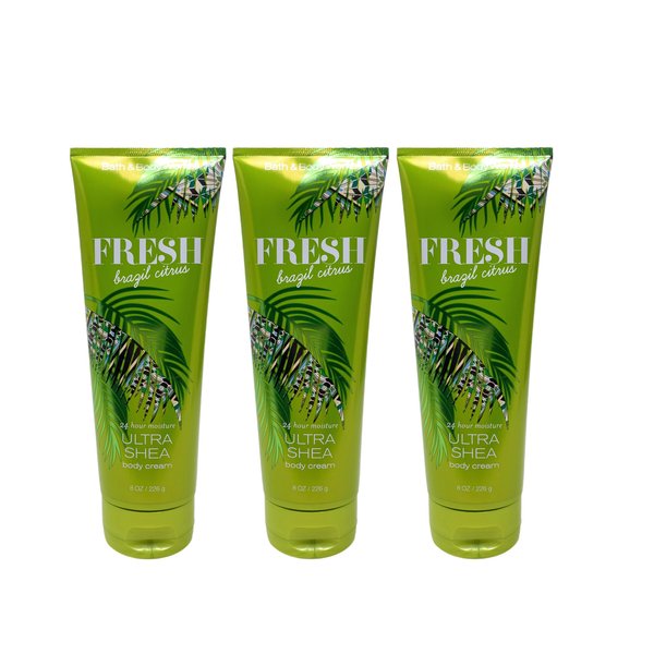 Generic Bath and Body Work Fresh Brazil Citrus - Pack of Three - Body Cream