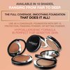 bellapierre Compact Mineral Foundation SPF 15 | Vegan & Cruelty Free | Full Coverage | Hypoallergenic & Safe for All Skin Types | Oil & Talc Free - 0.35 Oz - Nutmeg