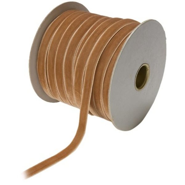 May Arts 3/8-Inch Wide Ribbon, Antique Gold Velvet