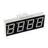 uxcell Common Anode 12Pin 4 Bit 7 Segment Display 1.98 x 0.75 x 0.31 Inch 0.55" Red LED Display Digital Tube 5pcs