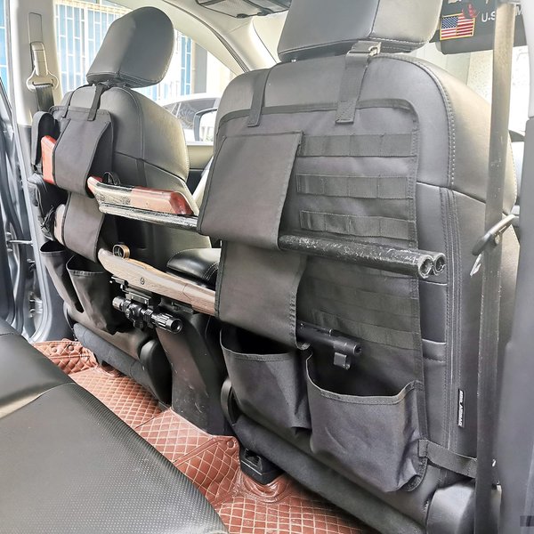 Yawayda Automotive Gun Racks Vehicle Seat Back Rifle Gun Holder for Hunting Accessories Storage and Organizer, Deer/Duck Hunting Gift for Men