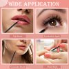 Yaomiao 120 Pcs Disposable Lip Brushes Small Lip Applicators Bulk Disposable Multifunctional Lip Brush for Lipstick Brush Makeup Brush Concealer Brush for Eyebrow Foundation Blending Cosmetic Tool