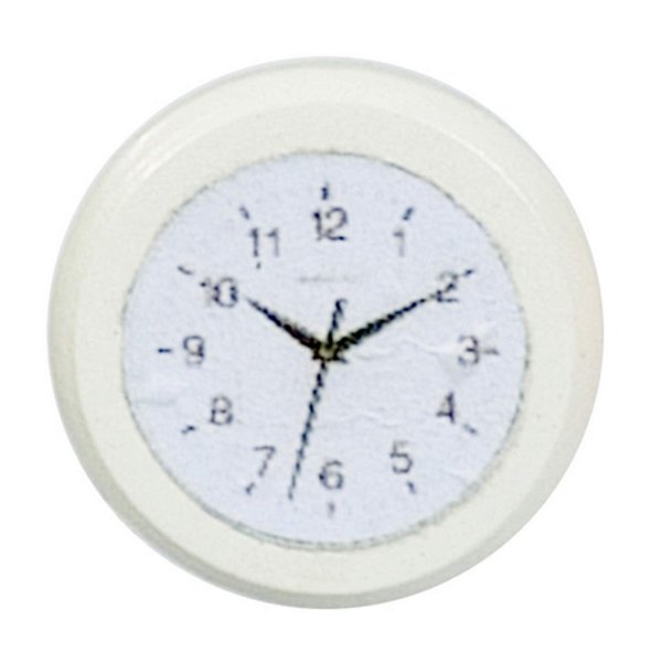 Melody Jane Dolls Houses Dollhouse Miniature 1:12 Scale White Wall Clock #T8452