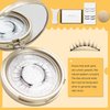 Magnetic Lashes, No Glue, 2 Pairs with Applicator and Mirror Box, 3D Natural Styles, Reusable