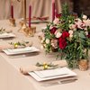 Hotop 8 Pcs Napkin Rings Set Metal Napkin Holder Rings Rhinestone Delicate Napkin Buckle for Christmas Wedding, Dinner, Parties, Receptions, Family Gathering Table Setting (Gold)
