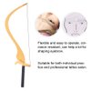 Eyebrow Line Mark Ruler, Eyebrow Marker Ruler Microblading Eyebrow Positioning Line Sponge Measure Tool Set Eyebrow Corrector for Eyebrow Drawing Line Kit for Eyebrow Mapping(Gold)