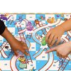 eeBoo: Dragons Slips & Ladders Board Game, Develops Counting and Patience Skills for Children, a Shiny Board Game of Ups & Downs, Perfect for Ages 5 and up