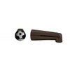 Westbrass 7" Tub Spout for Copper Pipe, Oil Rubbed Bronze, E5074-1F-12