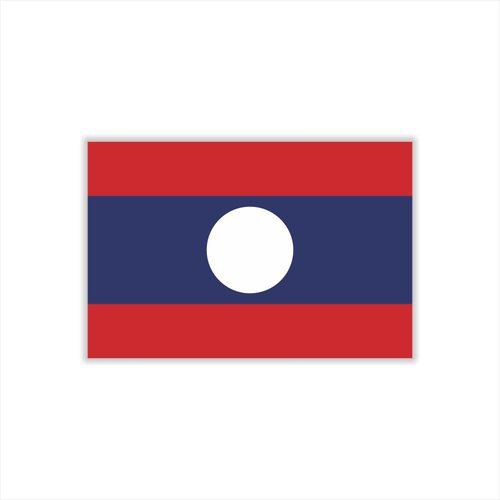 Womaha 30 Temporary Laos Flag Tattoos Fans Face Tattoo Stickers for Adults Kids Group Activity Props