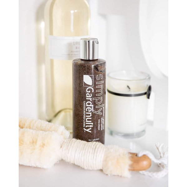 Walnut Exfoliating Body Scrub with Natural Geranium & Ginger Root, Made in the USA, Premium Exfoliating Body Scrub for Women/Men, 8oz