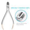 ANNWAN Braces Wire Cutter - Professional Stainless Steel Wire Cutter for Braces Lightweight Orthodontic Wire Cutters Durable Dental Ligature Cutter Plier