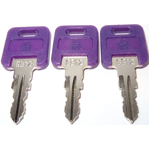 Global Link G312 Purple RV Keys : Engraved G312