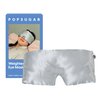 POPSUGAR Weighted Sleep Eye Mask, Light-Blocking and Silk Eye Mask for Adults and Women, Best for Sleeping and Travel, Comfortable Contoured Design