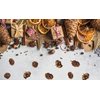 LOMBEX 150 PCS Christmas Natural Mini Pine Cones- 2CM Thanksgiving Small Pinecones Ornaments Vase Fillers for DIY Crafts, Home Decorations,Fall and Christmas,Wedding Decor (Yellow-Brown)
