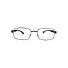 SAV Eyewear Men's Optitek Computer 2101 Black Round Reading Glasses, 34 mm + 1.25
